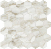 Amalfi Calacatta Honed 2" Hex Mosaic | Arley Wholesale