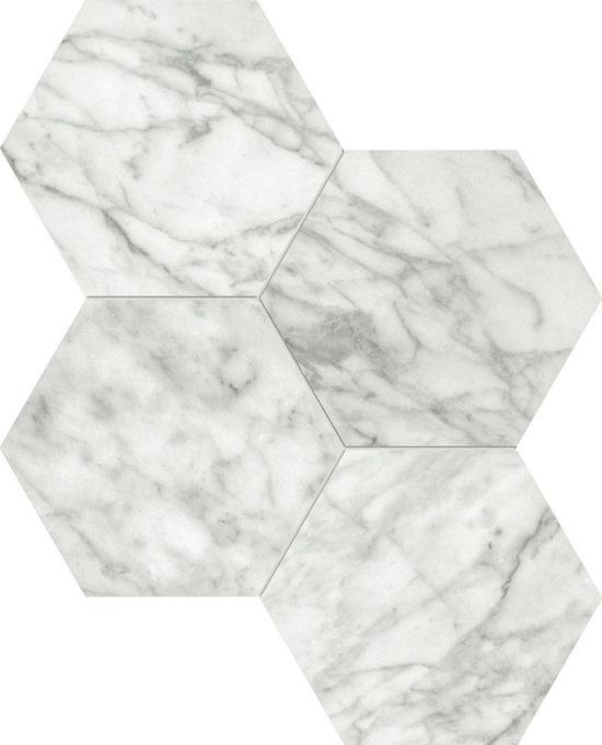 San Giulio Gioia Polished 6" Hex Mosaic | Arley Wholesale