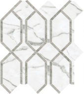 Statuario Venezia Polished Modella Mosaic | Arley Wholesale