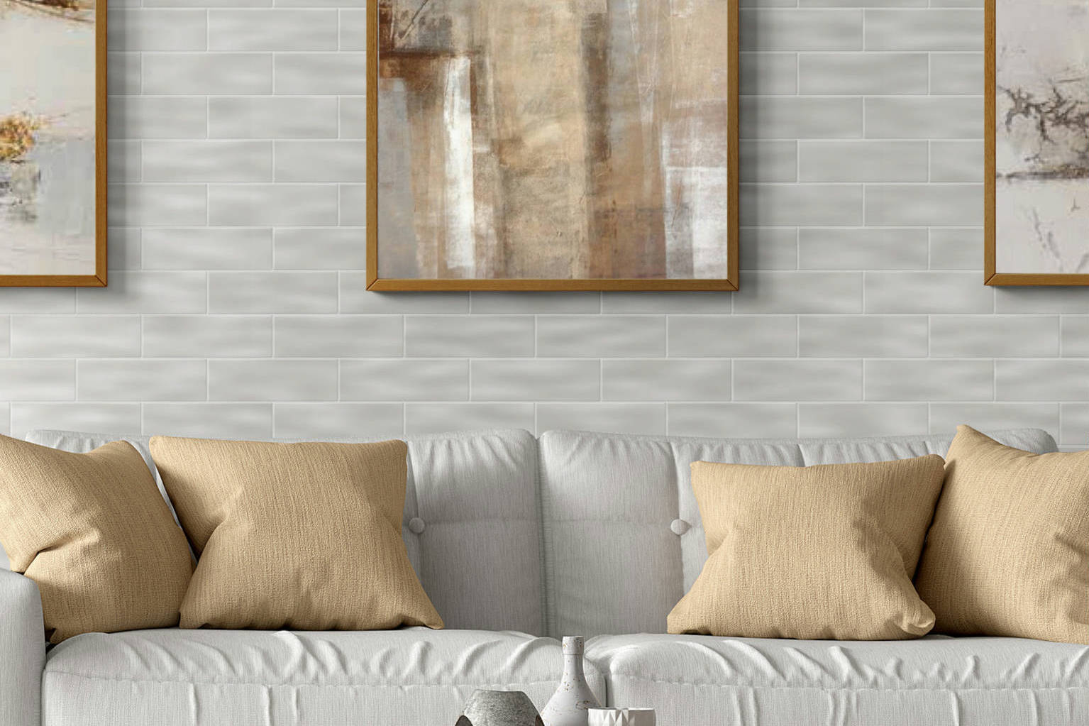 Matte Flint Brickwork Mosaic | Arley Wholesale