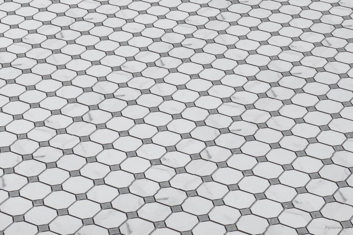 Treasure Statuario Octagon / Dot | Qualis Ceramica | Luxury Tile and Vinyl at affordable prices