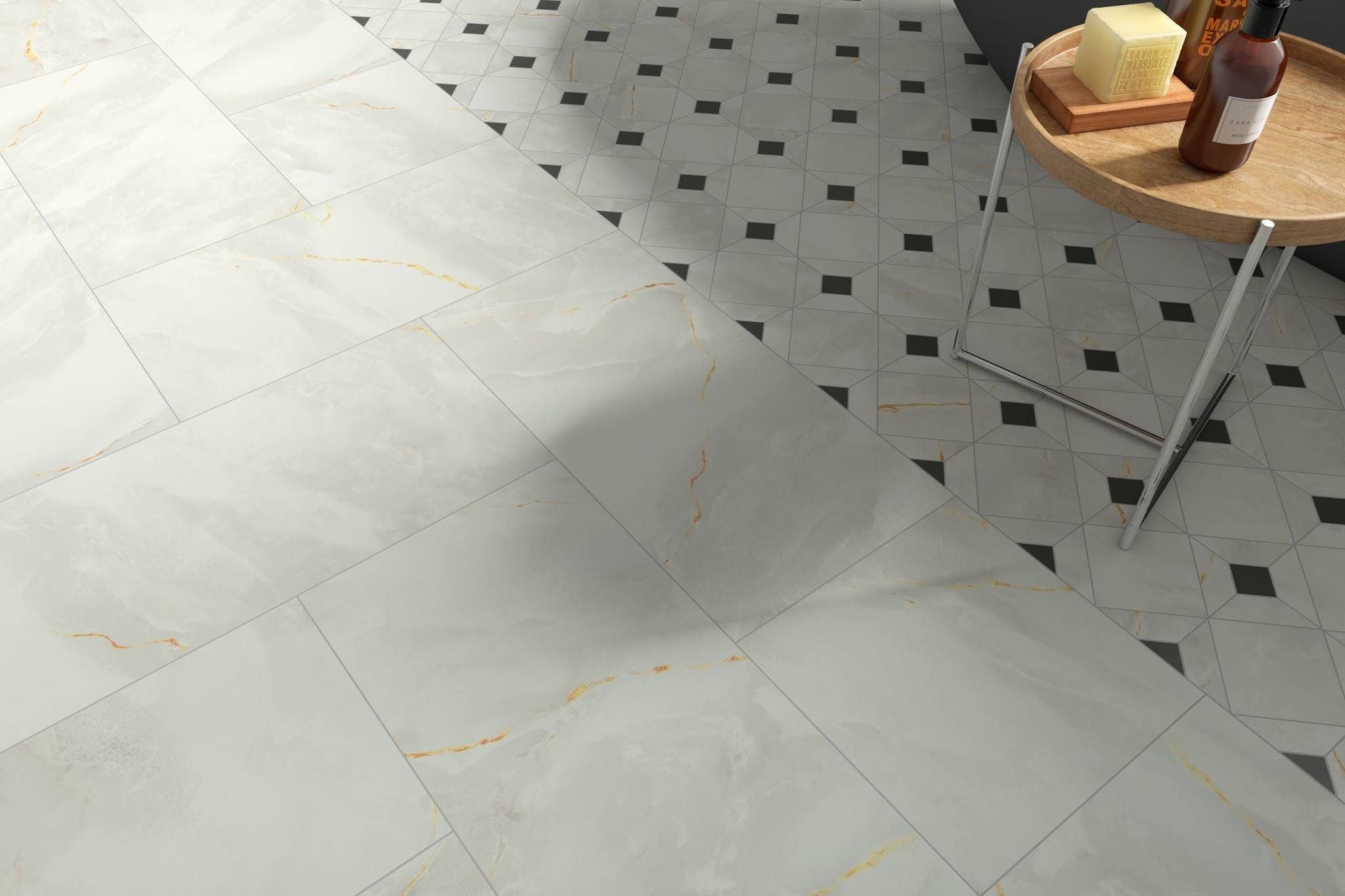 Venezia White 12x24 | Qualis Ceramica | Luxury Tile and Vinyl at affordable prices