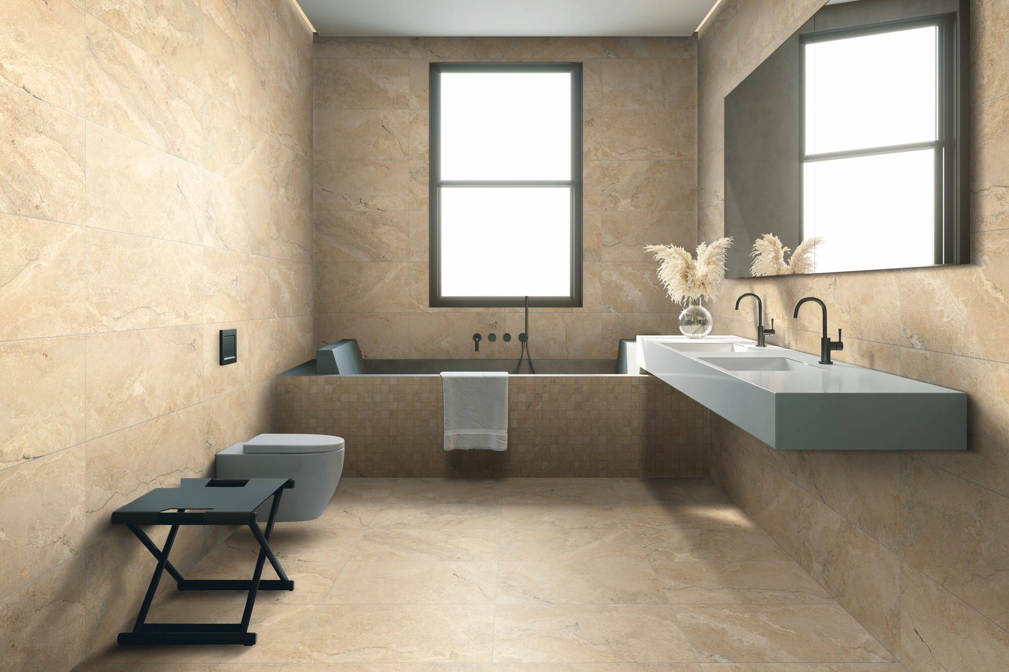 Portofino 12x24F Beige | Qualis Ceramica | Luxury Tile and Vinyl at affordable prices