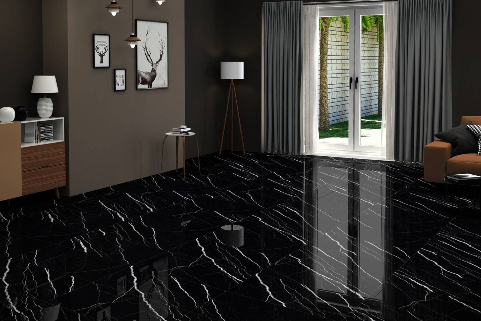 Treasure Midnight Nero 24x48 | Qualis Ceramica | Luxury Tile and Vinyl at affordable prices